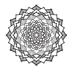 Obraz premium Mandala line 1