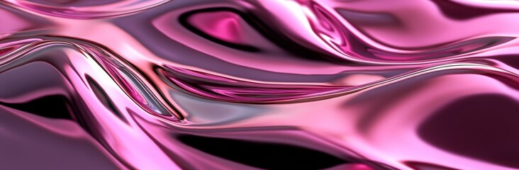 Fototapeta premium 3D render of an abstract magenta background