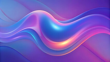 Fototapeta premium abstract wavy shapes blur gradient background generative Ai