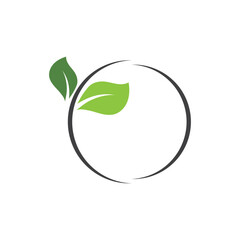 Leaf Green Nature Ecology Element Vector Image