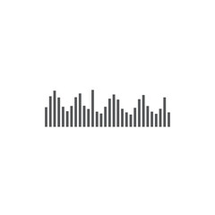 Sound waves vector illustration