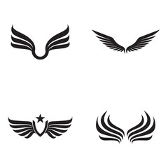 Obraz premium Falcon wing Logo Template vector