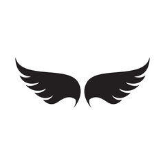 Falcon wing  Logo Template vector