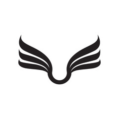 Falcon wing  Logo Template vector