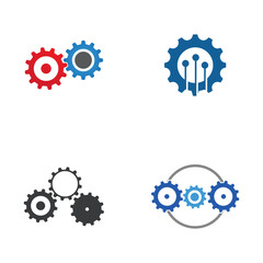 Gear Logo Template vector icon