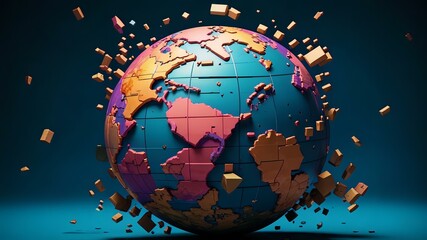 Planet Earth is falling into pieces