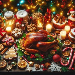 Christmas Festive Food and Decorations

