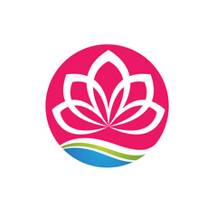 Beauty Vector lotus icon