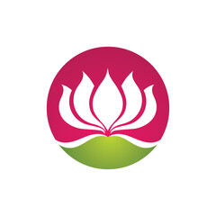 Beauty Vector lotus icon