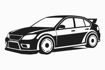 Naklejka premium sports car isolated