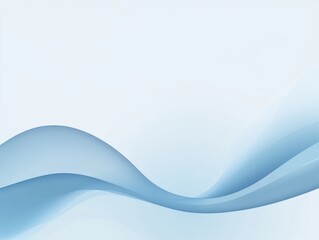 Abstract Blue Wave Background