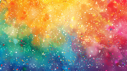 Seamless pattern with multicolored watercolor spots,Abstract rainbow gold glitter background,paint blue strokes brush stroke color texture,Colorful  background with bokeh lights,Abstract
