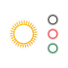 Sun Vector illustration Icon