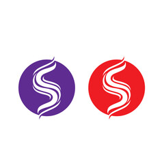 Naklejka premium S logo and symbol vector business