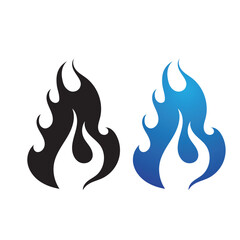 Fire logo vector illustration design