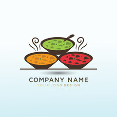 China curry vector logo design