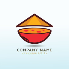 China curry vector logo design