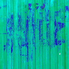 Blue-Green Grunge Texture Close-Up Distressed