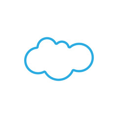 Cloud template vector