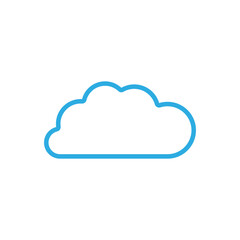 Cloud template vector