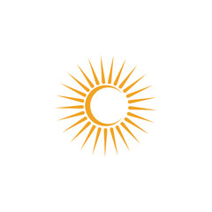 Sun Vector illustration Icon