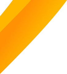 Orange corner design element