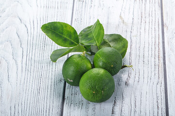 Fresh juicy ripe green lime