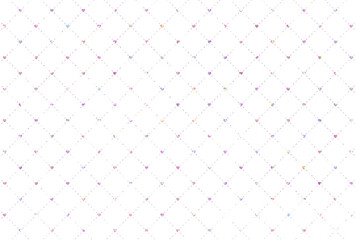 背景素材_ホログラム_ハート