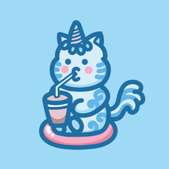 Haetae Drinking Smoothie