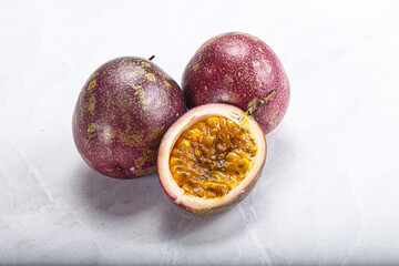 Fresh ripe sweet tropical Maracuya