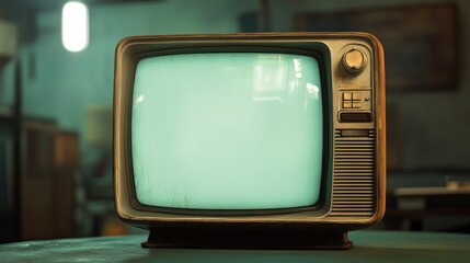 Vintage Television Screen, Old Technology