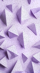 purple origami pyramids on purple background abstract wallpaper