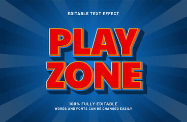 play zone editable colorful text effects for kids games