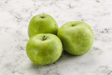 Sweet and juicy green apple