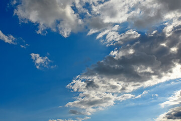Clouds with a slightly stormy character