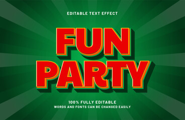 fun party editable colorful text effects for kids games