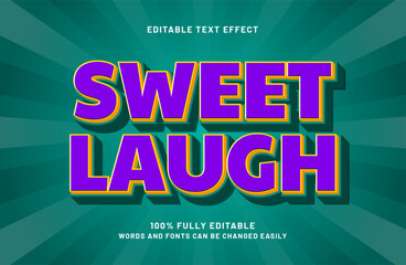 sweet laugh editable colorful text effects for kids games