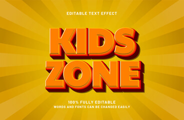 kids zone editable colorful text effects for kids games