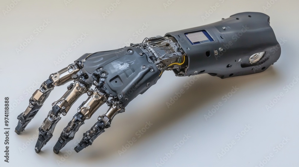 Poster advanced 3d printed prosthetic limb with integrated smart sensors for enhanced functionality