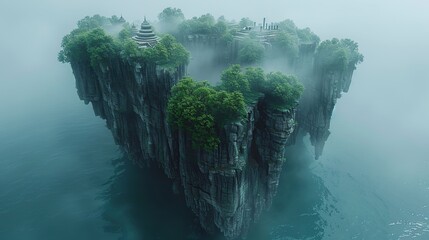 Mystical Floating Island