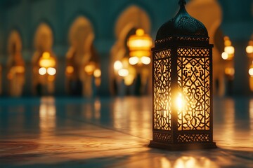 Festive greeting card, invitation for Muslim holy month Ramadan Kareem