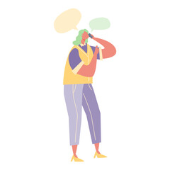 Talking People Illustration