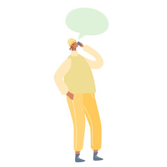 Talking People Illustration