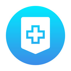 Antibody Icon Circular Gradient Filled Style