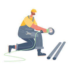 Technician Illustration Simple