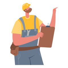 Technician Illustration Simple