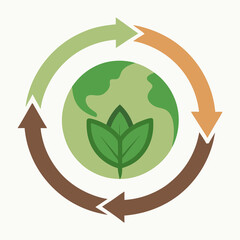 Obraz premium plant leaves lifecycle