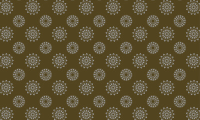Seamless pattern in floral ornament