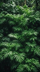 Tropical rainforest plants.