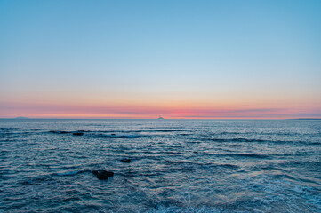 綺麗な夕焼けの海